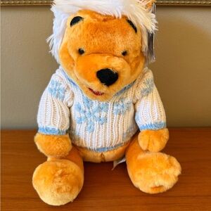 Disney Exclusive Winnie the Pooh in Winter Outfit - NWT